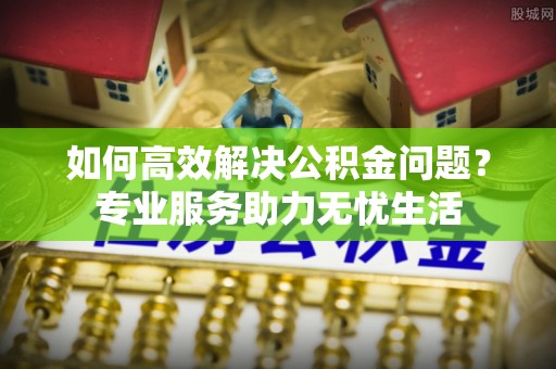 惠城如何高效解决公积金问题？专业服务助力无忧生活