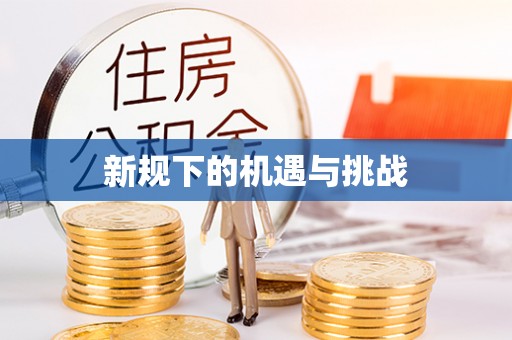 惠城新规下的机遇与挑战