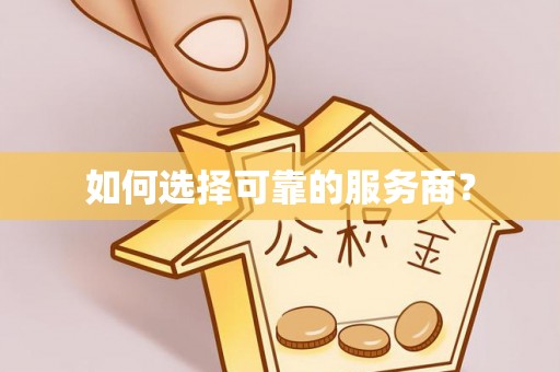 惠城如何选择可靠的服务商？