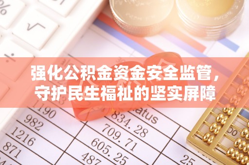 惠城强化公积金资金安全监管，守护民生福祉的坚实屏障