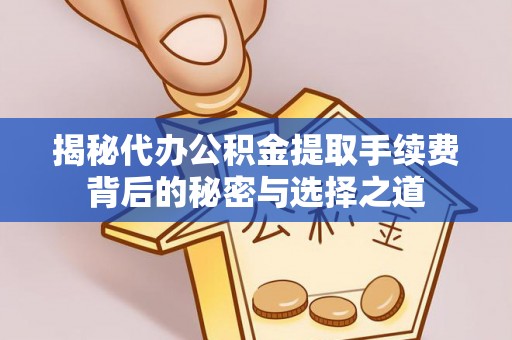 惠城揭秘代办公积金提取手续费背后的秘密与选择之道