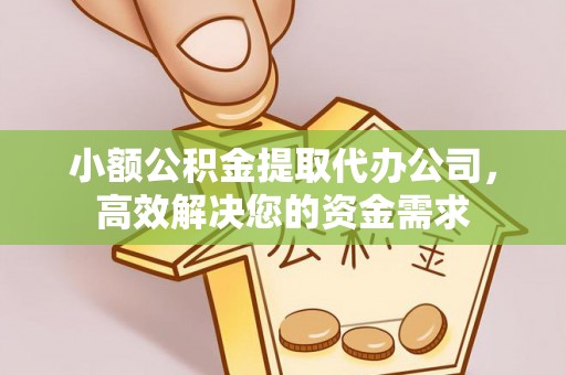 惠城小额公积金提取代办公司，高效解决您的资金需求
