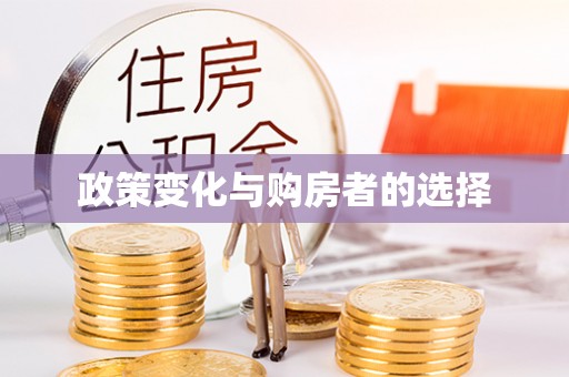 惠城政策变化与购房者的选择