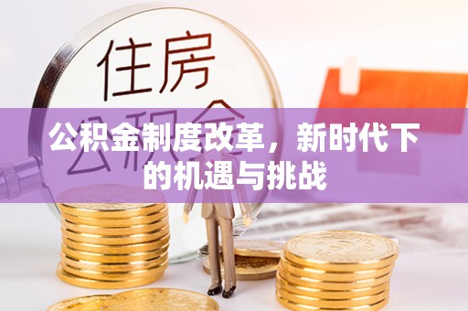 惠城公积金制度改革，新时代下的机遇与挑战