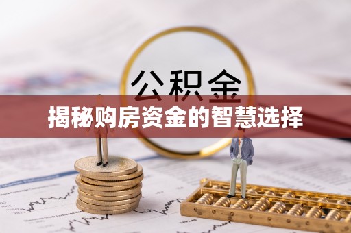 惠城揭秘购房资金的智慧选择