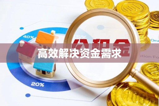 惠城高效解决资金需求