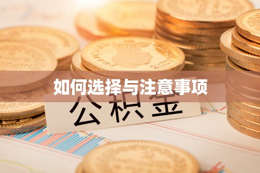 惠城如何选择与注意事项