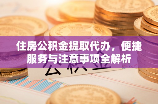 惠城住房公积金提取代办，便捷服务与注意事项全解析
