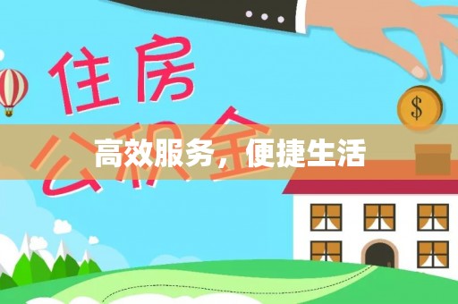 惠城高效服务，便捷生活