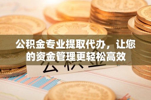 惠城公积金专业提取代办，让您的资金管理更轻松高效