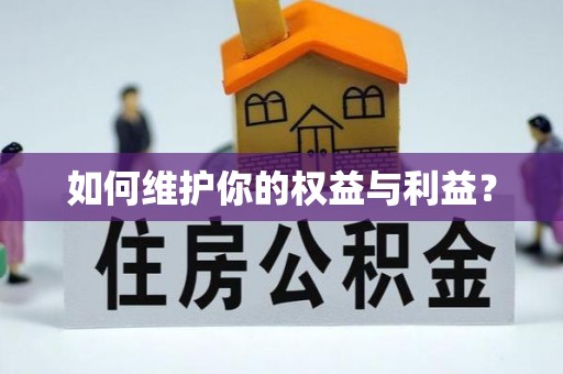 惠城如何维护你的权益与利益？