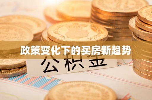 惠城政策变化下的买房新趋势