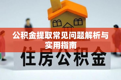 惠城公积金提取常见问题解析与实用指南