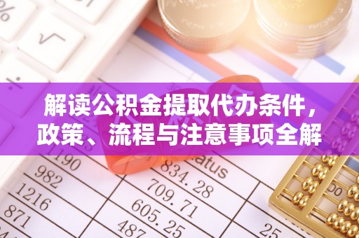 惠城解读公积金提取代办条件，政策、流程与注意事项全解析