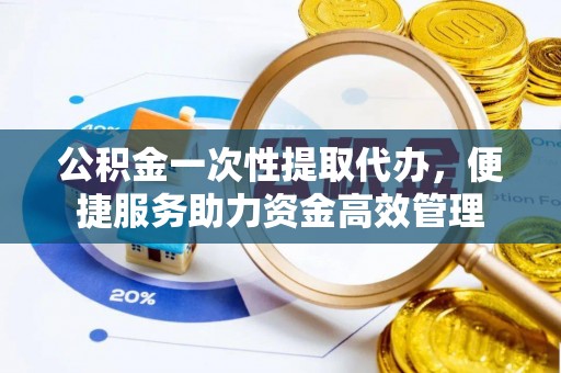 惠城公积金一次性提取代办，便捷服务助力资金高效管理