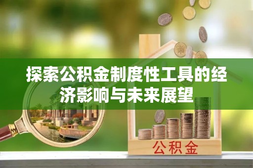 惠城探索公积金制度性工具的经济影响与未来展望