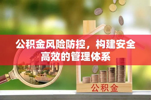 惠城公积金风险防控，构建安全高效的管理体系