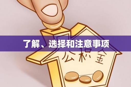 惠城了解、选择和注意事项