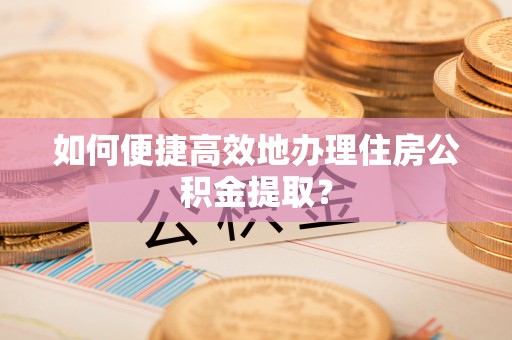 惠城如何便捷高效地办理住房公积金提取？